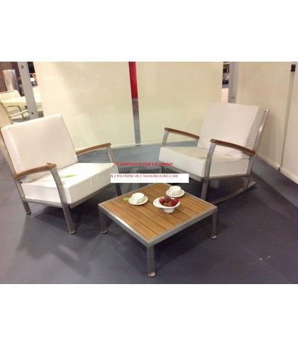 SET DI N.2 POLTRONE + TAVOLINO TPL - Bagattini SRL