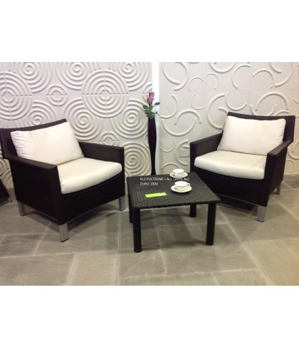 SET DI N.2 POLTRONE + TAVOLINO KETTAL - Bagattini SRL